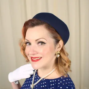 1950s Navy Beret Cap Hat