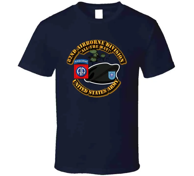 82nd Airborne Div - Beret - Mass Tac T Shirt