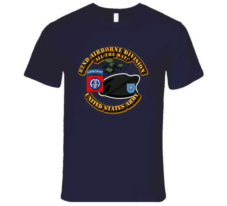 82nd Airborne Div - Beret - Mass Tac T Shirt