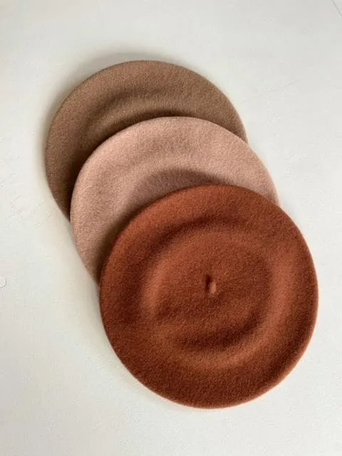 adult beret in spice