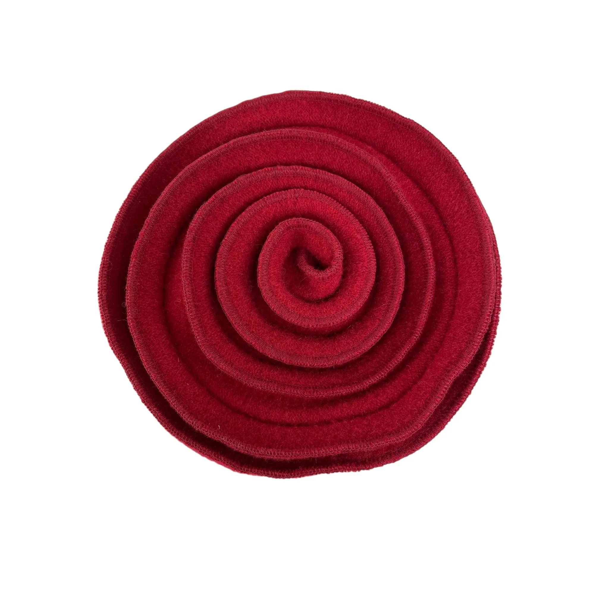 ALTONA SPIRAL KNIT WOOL BERET