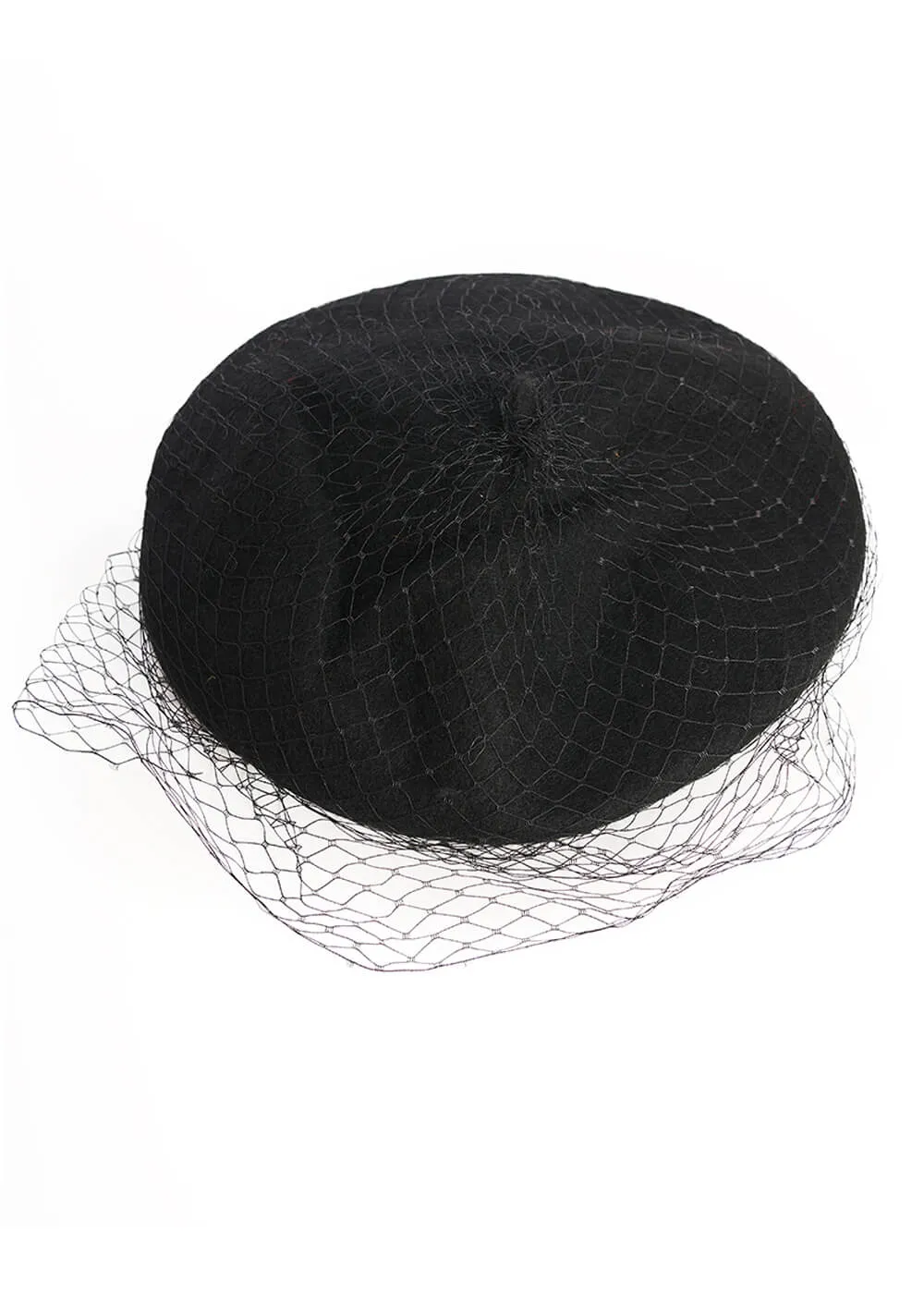 Banned Maggie Net 60's Beret Black