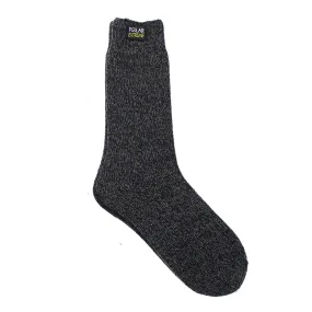 Black Women's Marled Brushed Sock