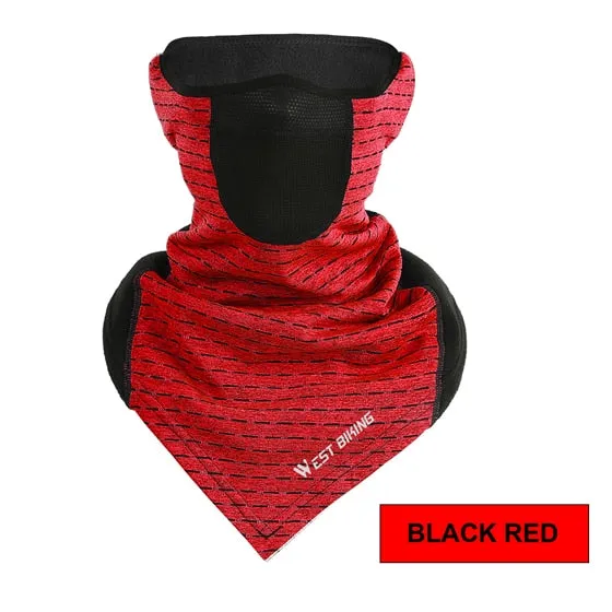 Cycling Face Mask Winter Thermal Warm Scarf Outdoor Ski Mask Running Climbing Snowboard Windproof Fleece Bike Mask