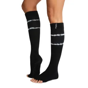 Half Toe Scrunch Knee High Grip Socks