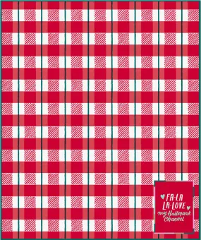 Hallmark Channel Fa-La-La-Love Plaid Blanket, 50x60