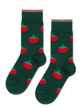 Hansel From Basel | Tomato Garden Crew Socks