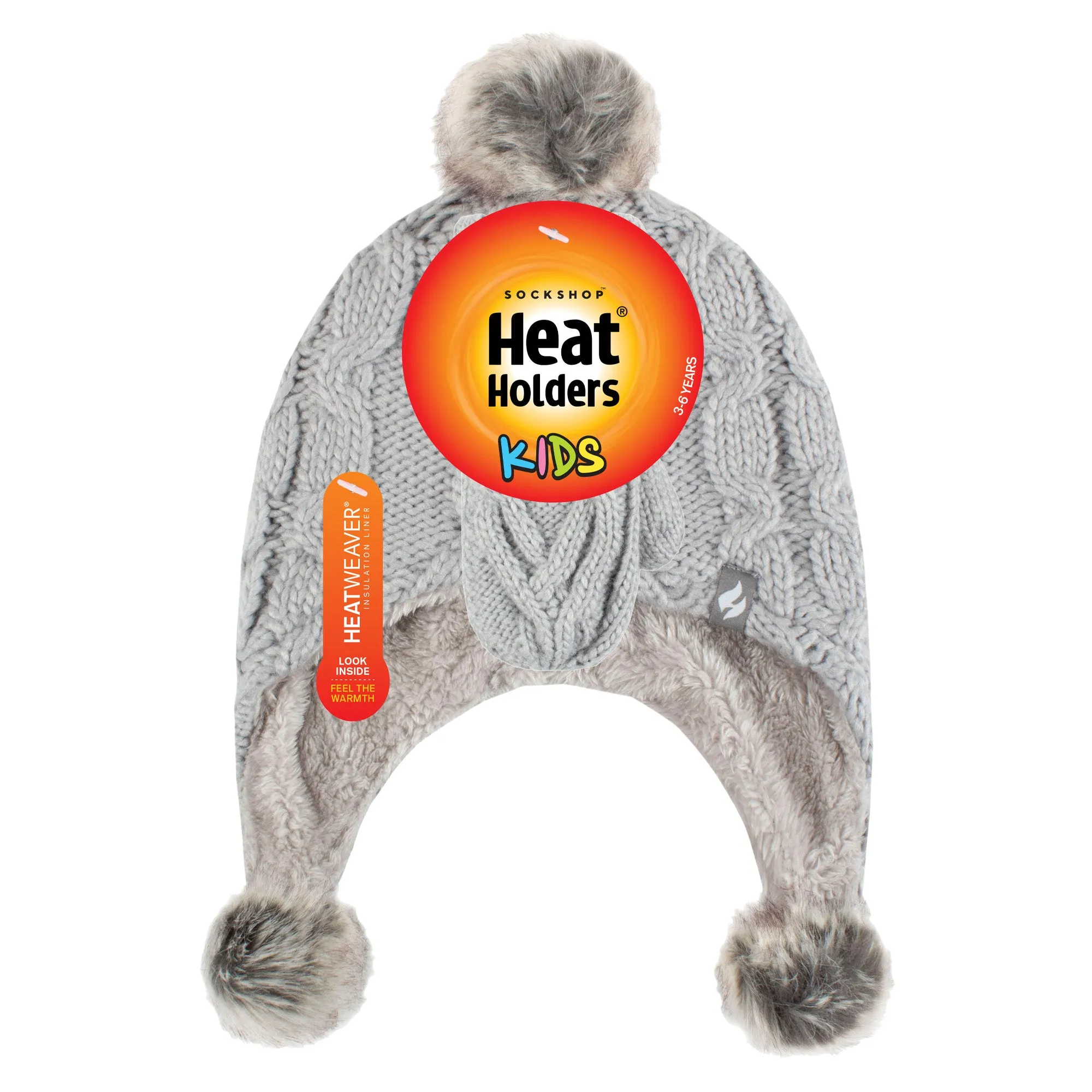 Kids Majestic Explorer Hat & Mittens - Grey