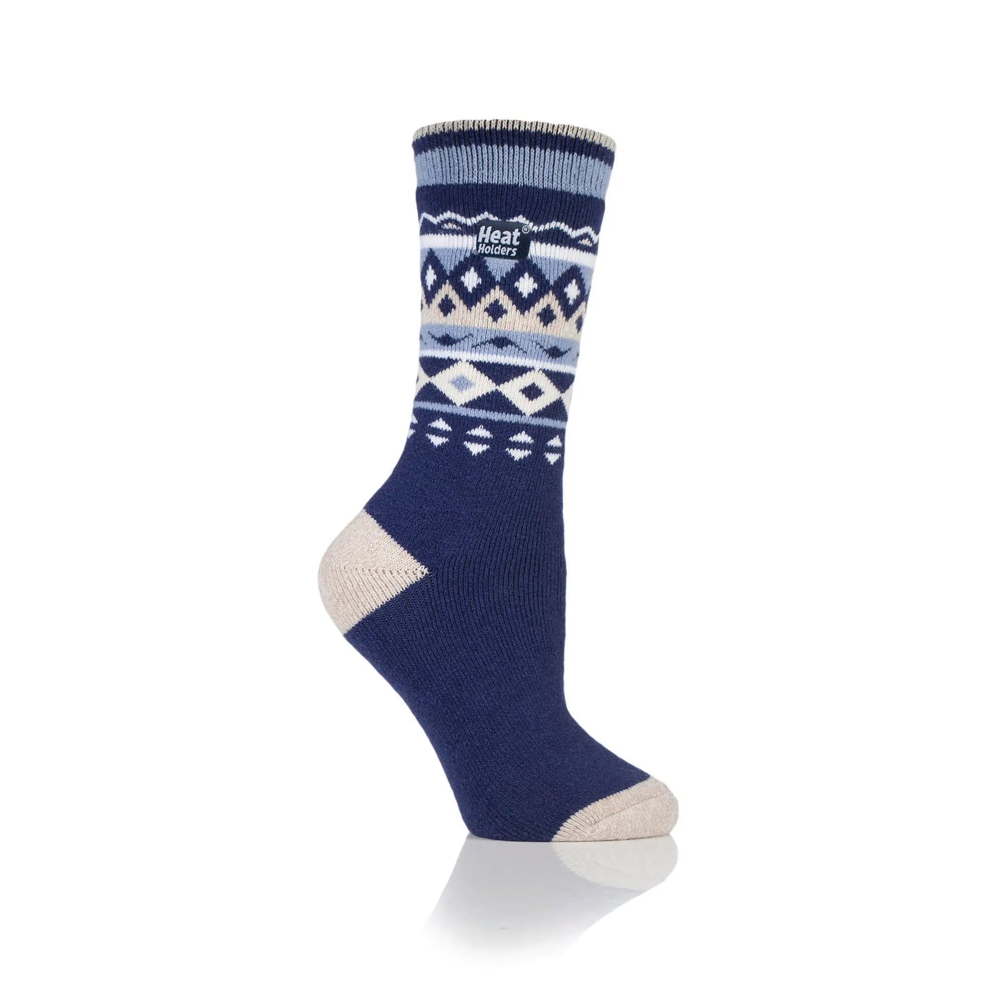 Ladies Lite Patterned Jacquard Socks - Holmcroft