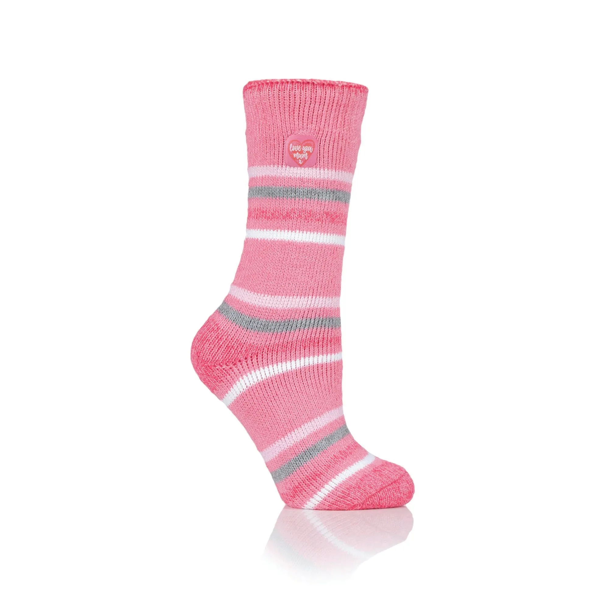 Ladies Original Warm Wishes Gift Boxed Socks - "Love You Mum"