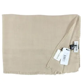 Lanvin Scarf Beige - Cashmere Silk Shawl SALE