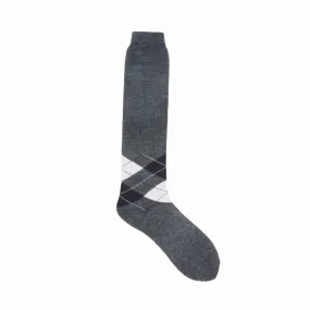 Premium Mens Long Woolen Socks in Platinum Color