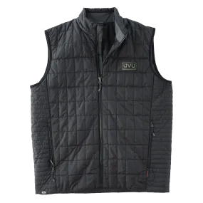 MEN’S STORM CREEK ECO-INSULATED TRAVELPACK VEST- Pleather Mono Patch