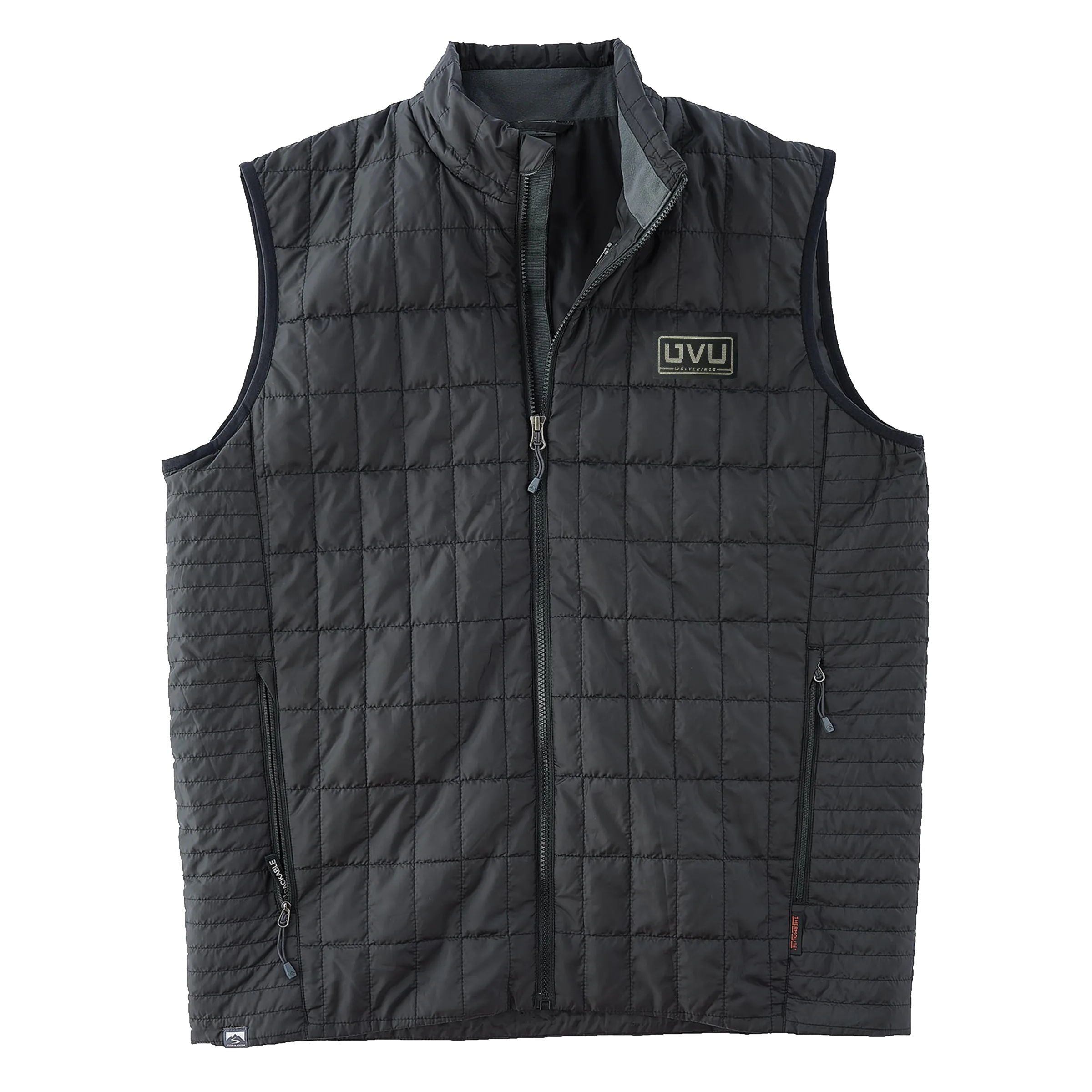 MEN’S STORM CREEK ECO-INSULATED TRAVELPACK VEST- Pleather Mono Patch