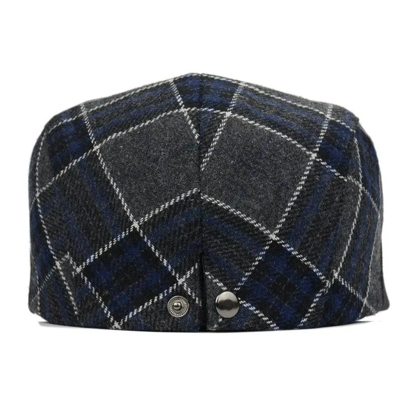 Men's Woolen Beret Hat - Classic, Stylish, and Warm