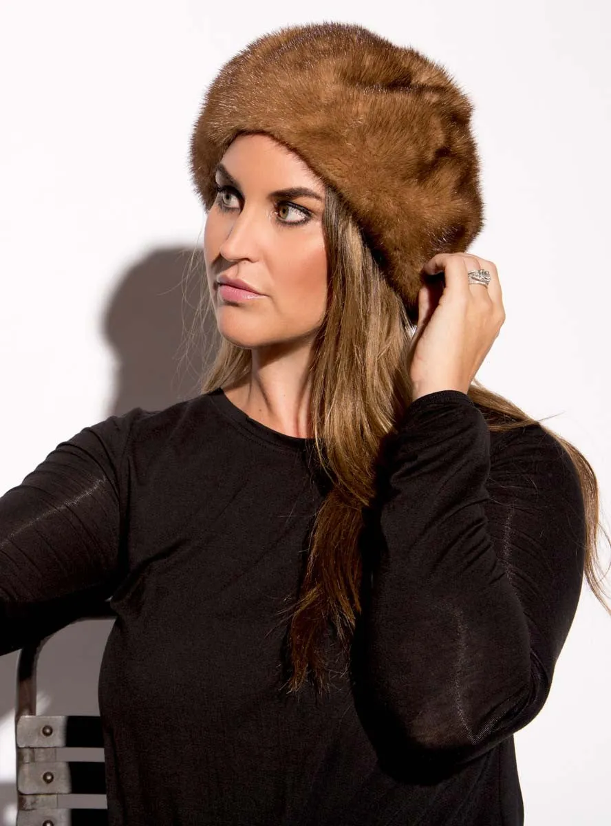 Mink Fur Beret