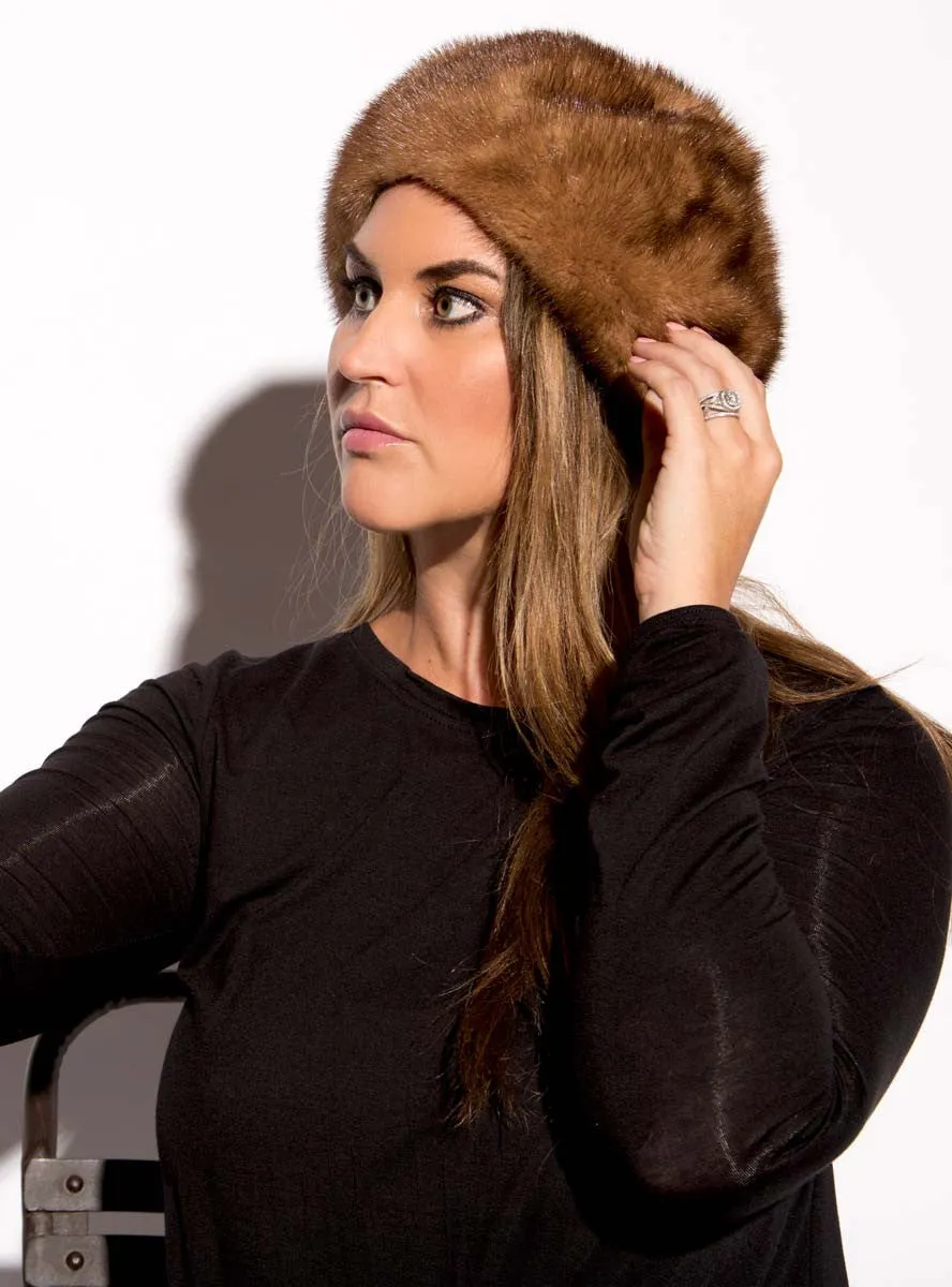 Mink Fur Beret