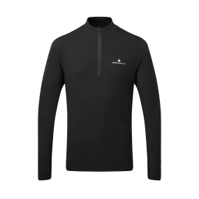 Ronhill | Men's Core Thermal 1/2 Zip - Black/Bright White