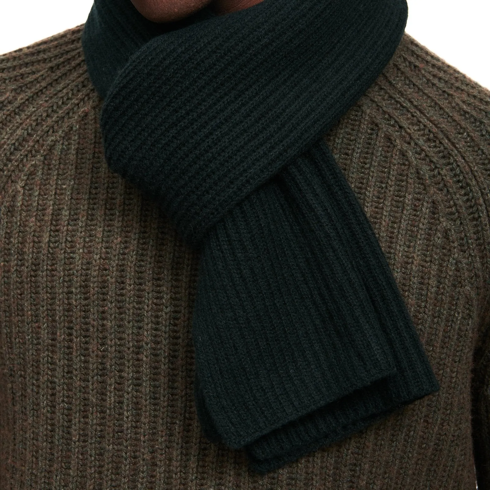 Signature Cashmere Ribbed Scarf