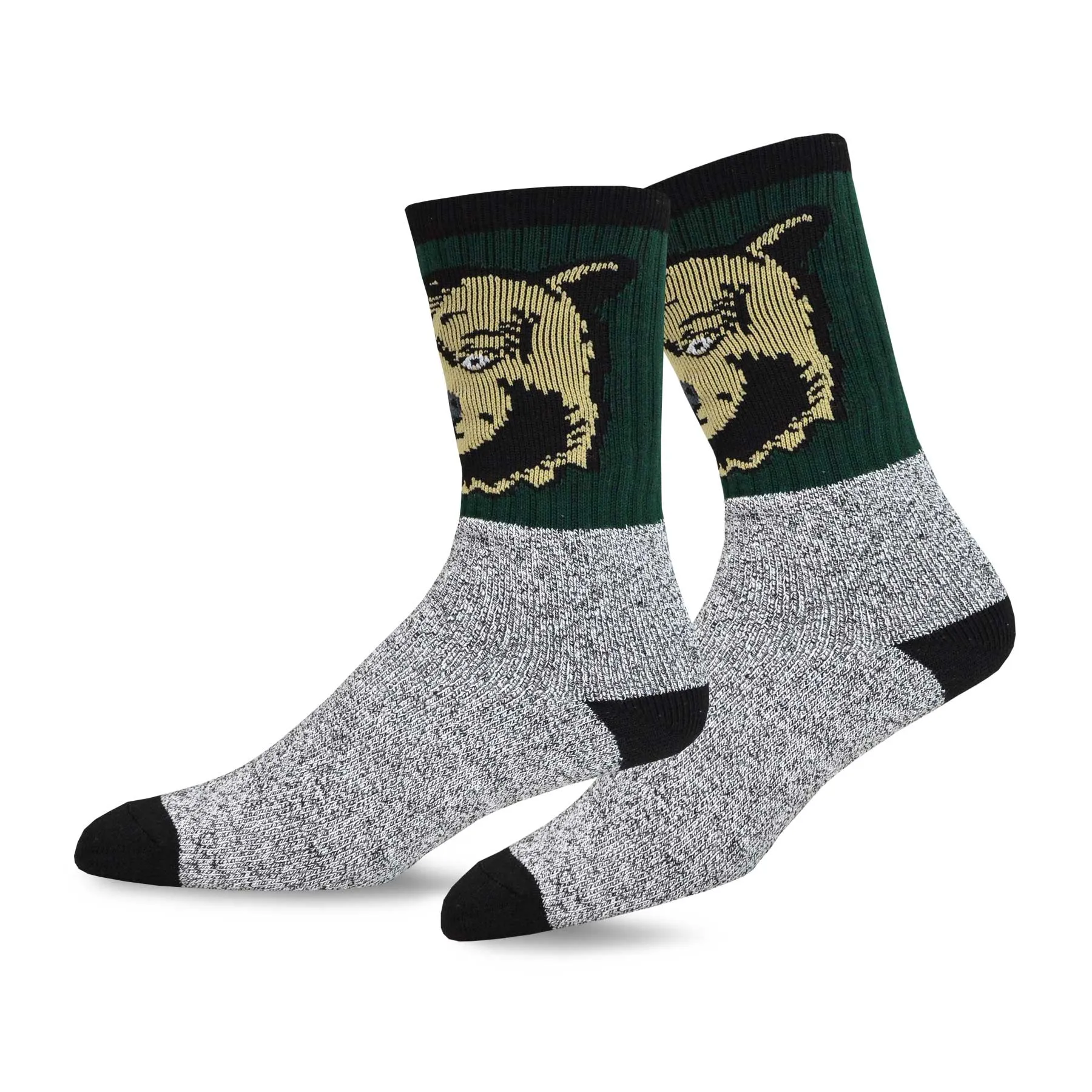 TeeHee Socks Men's Thermal Cotton Crew Animal 4-Pack (51170)