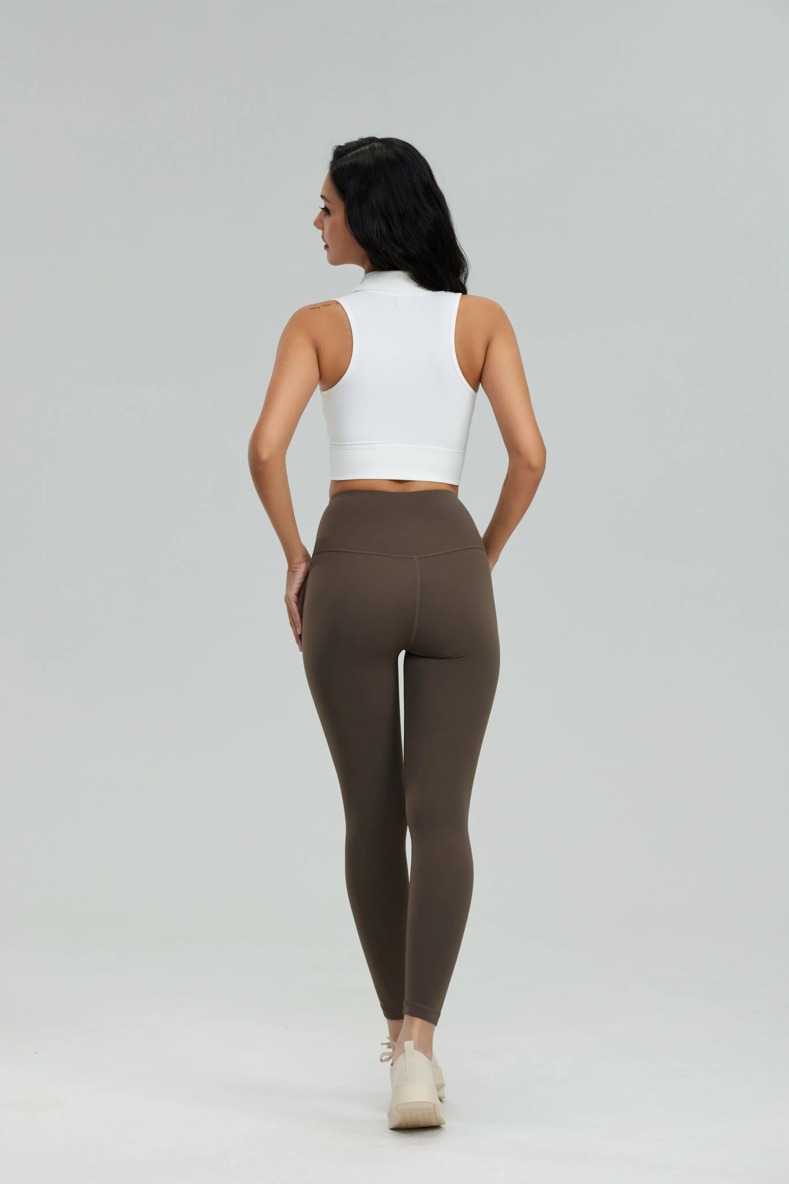 Thermal Luxe Leggings - Sage Brown