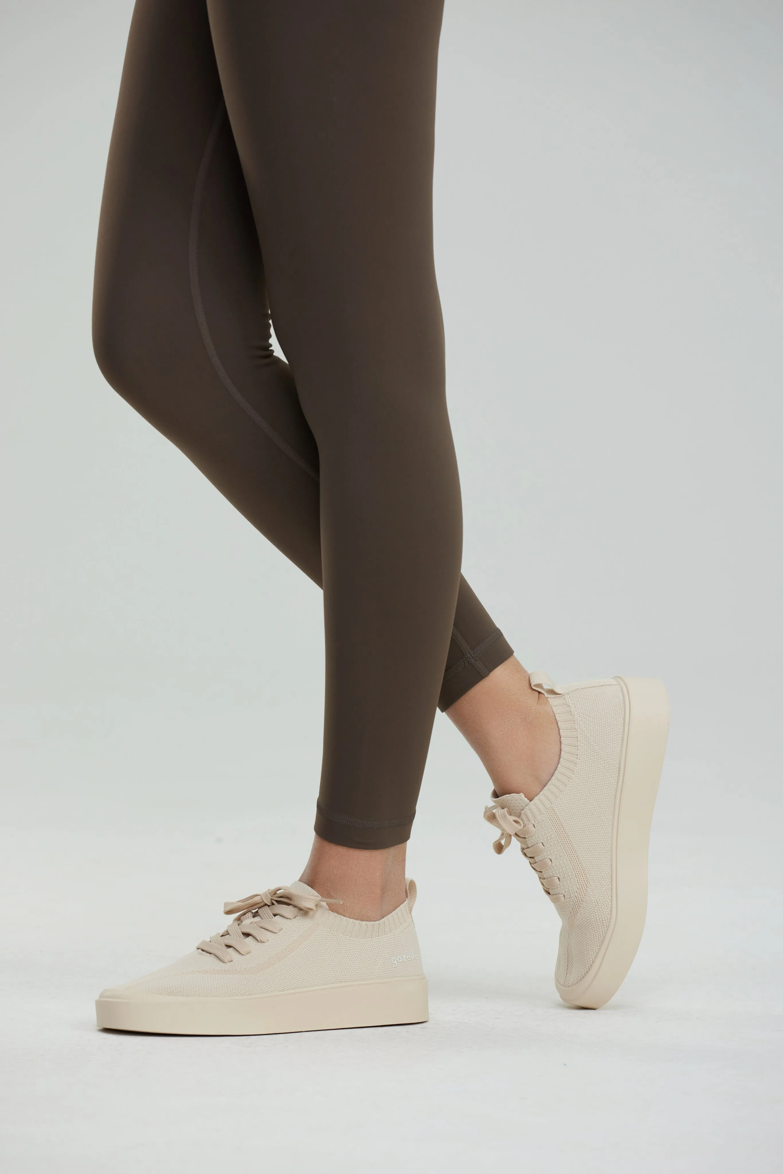 Thermal Luxe Leggings - Sage Brown