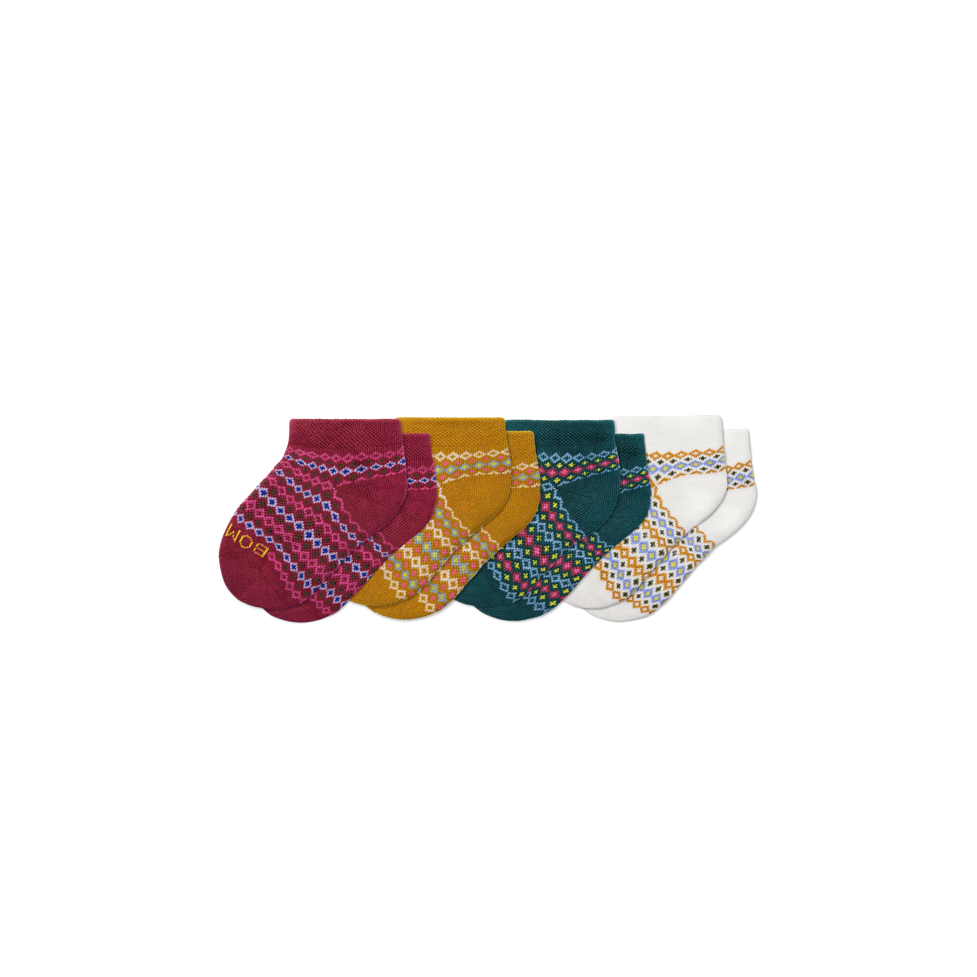 Toddler Lightweight Ankle Sock 4-Pack