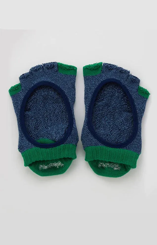 Two Colors Open Grip Footie *Power Pads* Socks