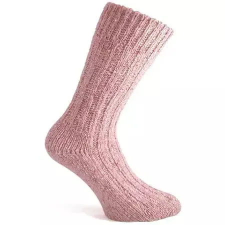 Warm Socks in Light Pink | Donegal Socks