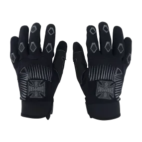 West Coast Choppers Por Vida Gloves - Black