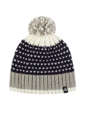 Women's Arles Patterned Hat w/ Pom Pom