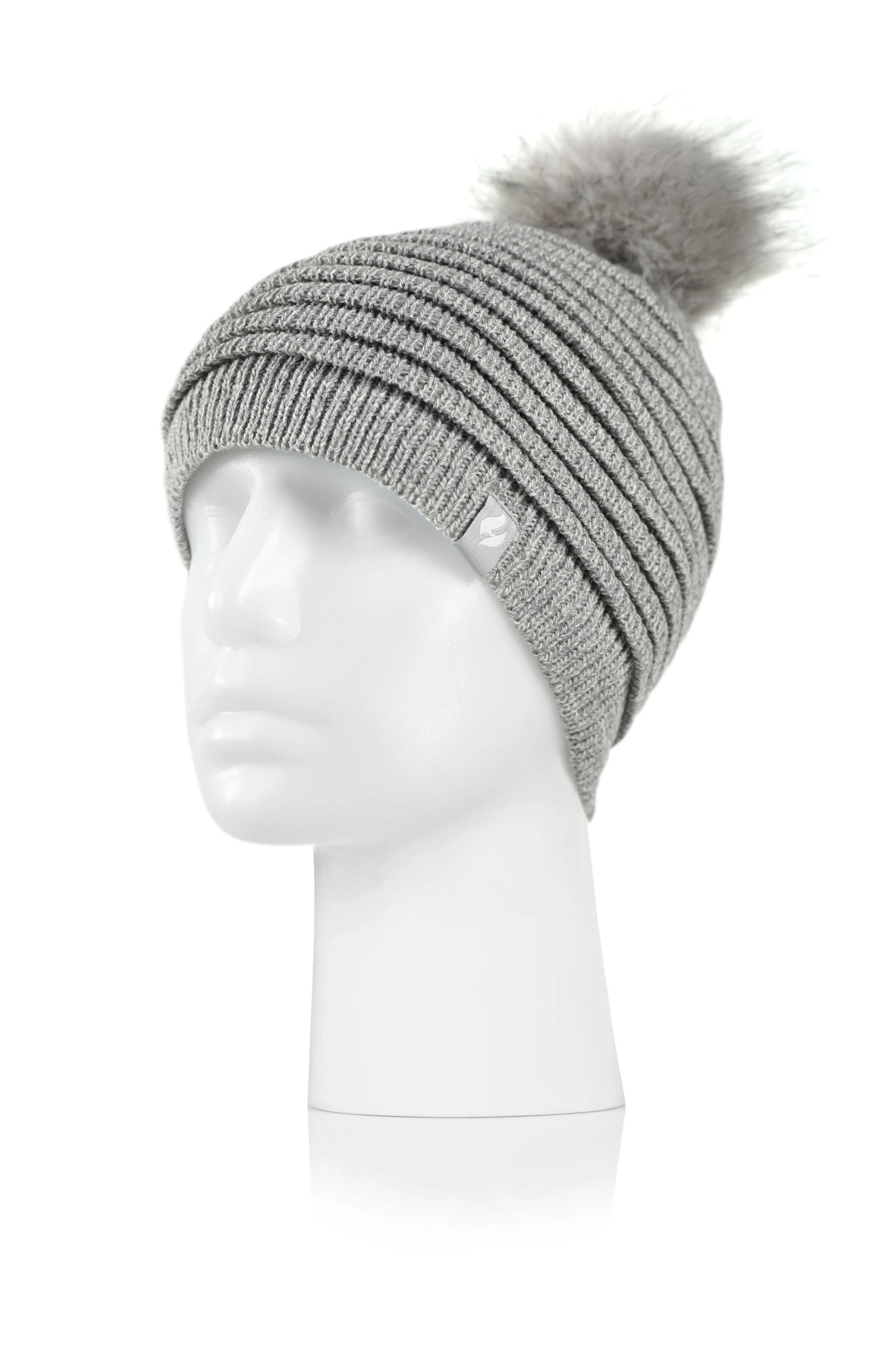 Women's Cannes Ribbed Hat With Pom Pom