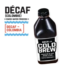 « COLD BREW DÉCAF » Concentré de café décaféiné à froid